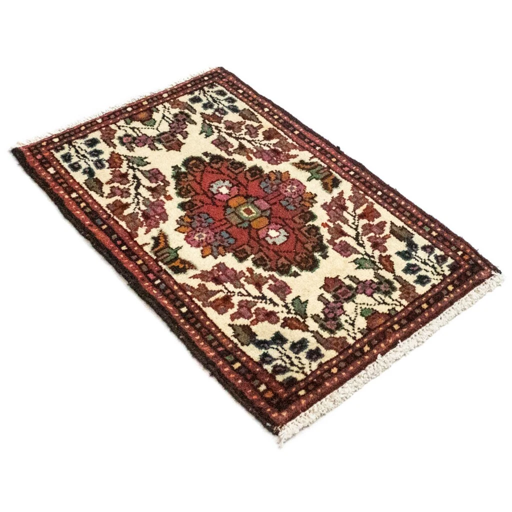 Morgenland Wollteppich »Hamadan Teppich Handgeknüpft Blau«, Rechteckig, Handgeknüpft – Bild 4