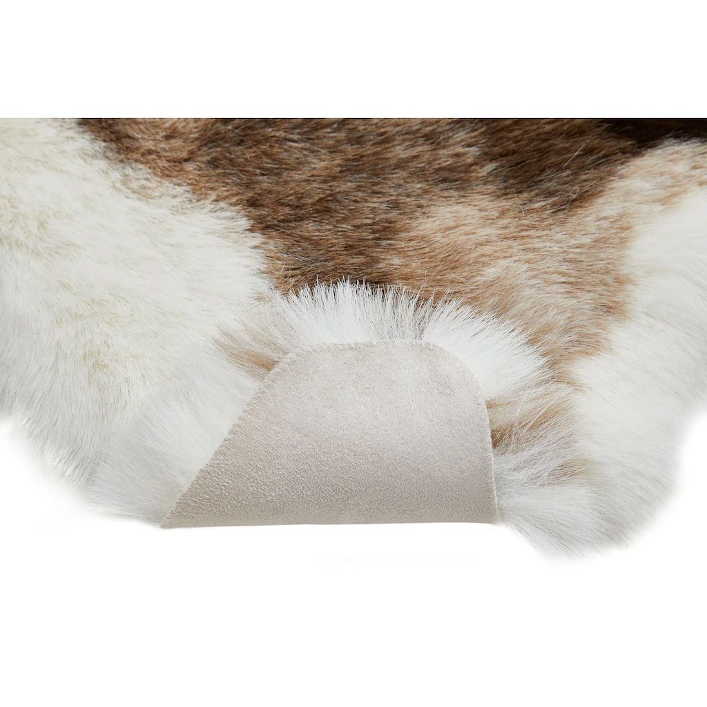 Andiamo Fellteppich »Rentier Kunstfell«, Fellförmig, Kunstfell, Hochflor, Als Bettvorleger Oder Sitzauflage Geeignet – Bild 3