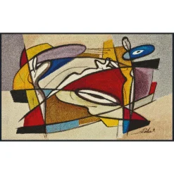 Wash+dry By Kleen-Tex Läufer »steady Composition«, Rechteckig, Schmutzfangläufer, Modernes Design, Rutschhemmend, Waschbar