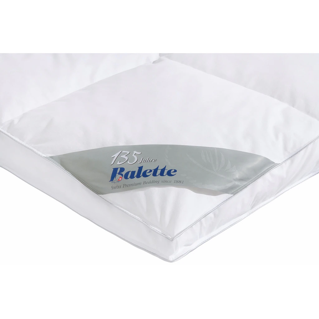 Balette 135 Jahre Federbettdecke »Lena«, Extrawarm, Füllung 100% Federn, Bezug 100% Baumwolle, (1 St.), Bettdecke In 135x200 Cm Und Weiteren Größen, Für Winter Geeignet – Bild 3
