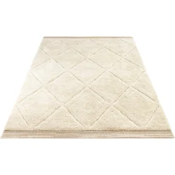 HANSE Home Designteppich »Colin«, Rechteckig, Hoch-Tief Struktur, Weicher Flor, Ringsum Gekettelt