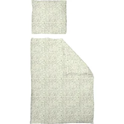Αδάμ Adam Bettwäsche »Leinenbettwäsche Scribble«, (2 Tlg.), Nachhaltig Aus Bio-Baumwolle