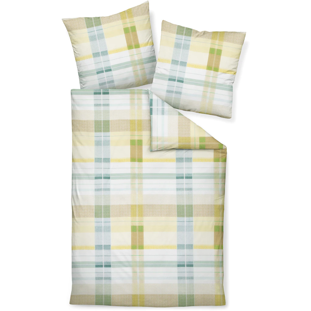 Janine Bettwäsche »TANGO 20122«, (2 Tlg.), Mit Reißverschluss