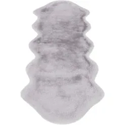 Andas Hochflor-Läufer »Mailo«, Fellförmig, Kunstfell, Kaninchenfell-Optik Und Haptik