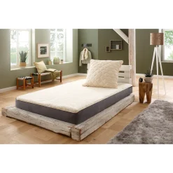 F.a.n. Schlafkomfort Naturhaarbettdecke »Lammflor«, Leicht, Füllung 97% Wolle, 3% Sonstige Fasern, Bezug Oberseite: 100% Wolle, Unterseite: 100% Baumwolle, (1 St.), Hohe Klimaregulierende Wirkung