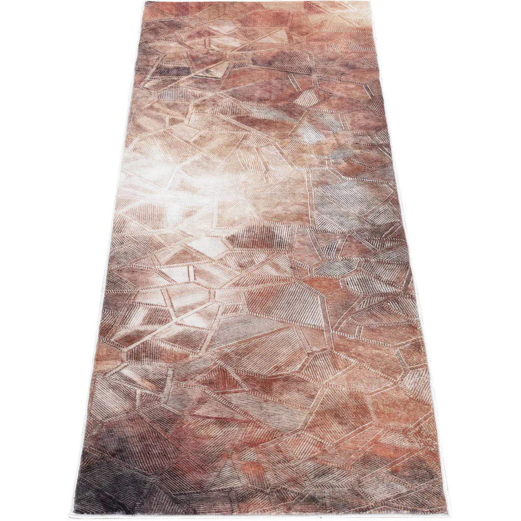 Sehrazat Küchenläufer »Kitchen Premium 3008«, Rechteckig, Waschbar, Flachgewebe, Läufer, Rutschfest, Kurzflor, Pflegeleicht