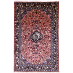 Morgenland Wollteppich »Mehraban Medaillon Rosso 311 X 205 Cm«, Rechteckig, Unikat Mit Zertifikat