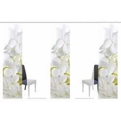 HOME WOHNIDEEN Schiebegardine »PADUA«, (5 St.), HxB: 245x60, Inkl. Befestigungszubehör