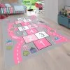 Paco Home Kinderteppich »Bino 569«, Rechteckig, Kurzflor, Straßen-Spiel-Teppich & Motiv Hüpfkästchen "Himmel & Hölle"