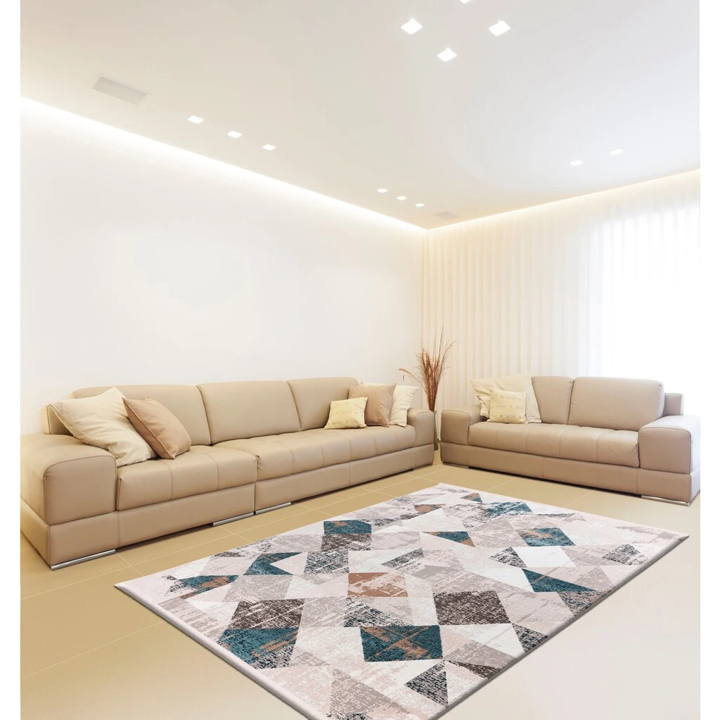 Calo-deluxe Teppich »Miran 125«, Rechteckig, Vintage Design, Mit Fransen, Wohnzimmer – Bild 5