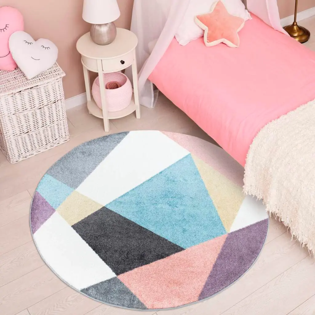 Carpet City Teppich »YOUNG915«, Rund, Bunter Kinderteppich Mit Geo-Muster – Bild 6