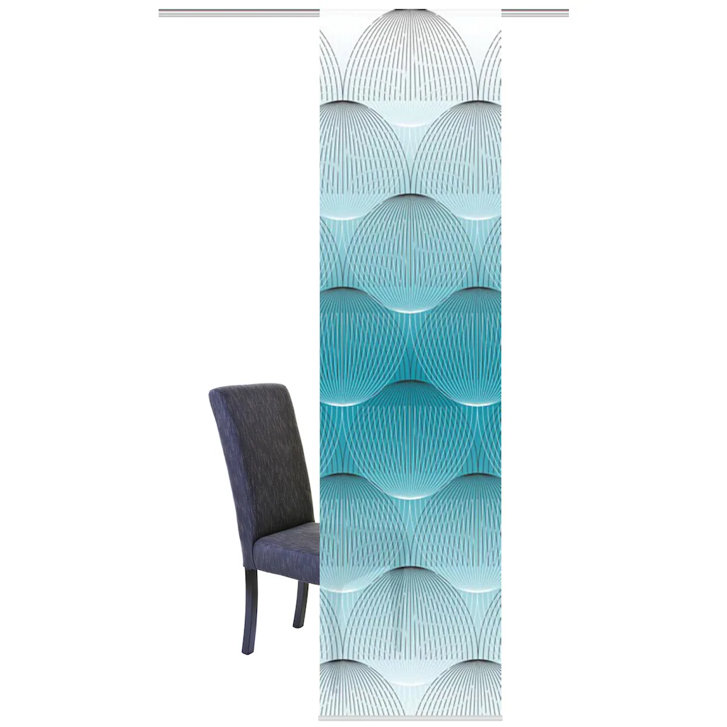 HOME WOHNIDEEN Schiebegardine »BENARI«, (1 St.), HxB: 245x60, Inkl. Befestigungszubehör – Bild 2