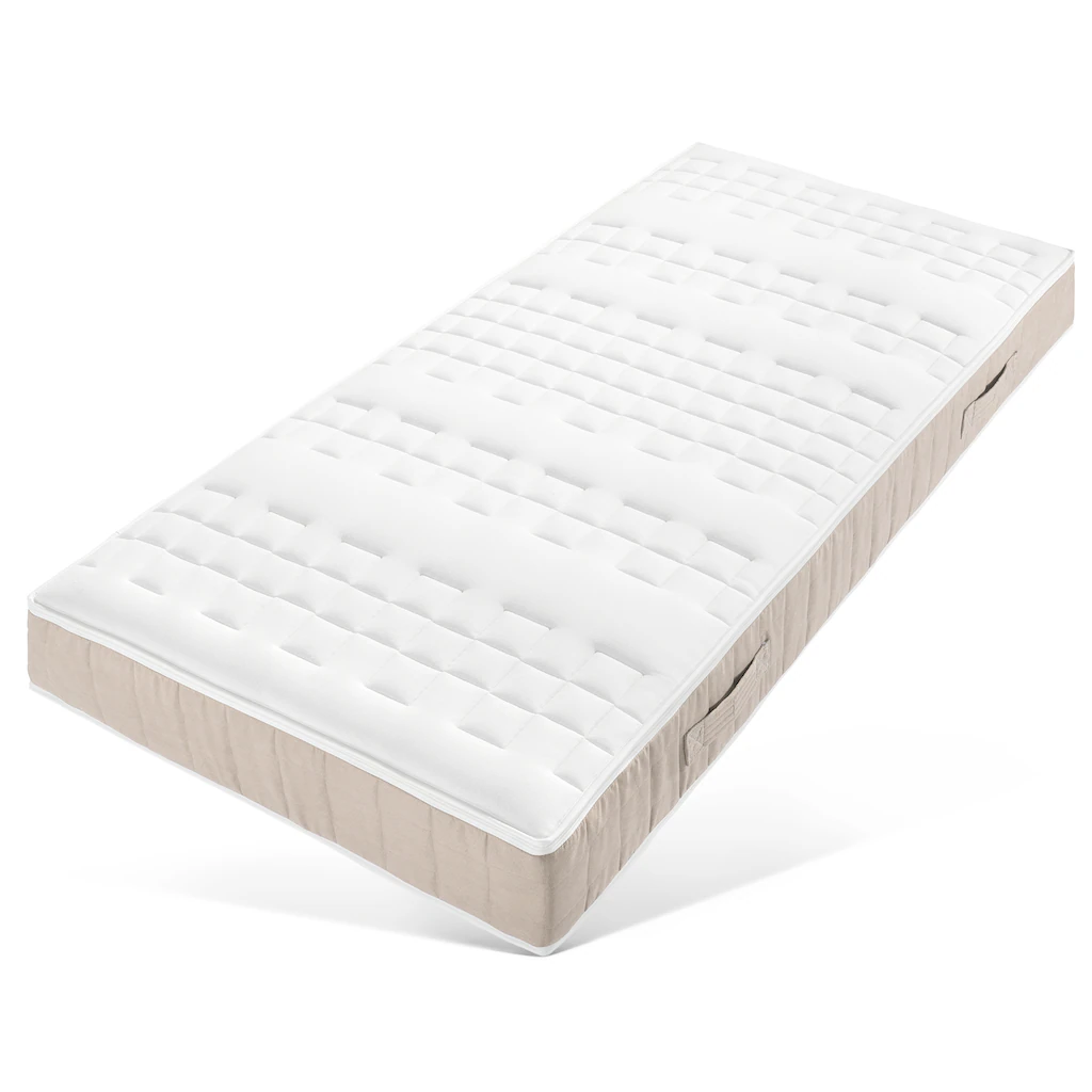 DELAVITA Boxspringmatratze »Clemens Weiß«, 24 Cm Cm Hoch, 448 Federn, (1 St.), Sorgt Für Eine Hohe Punktelastizität! – Bild 3