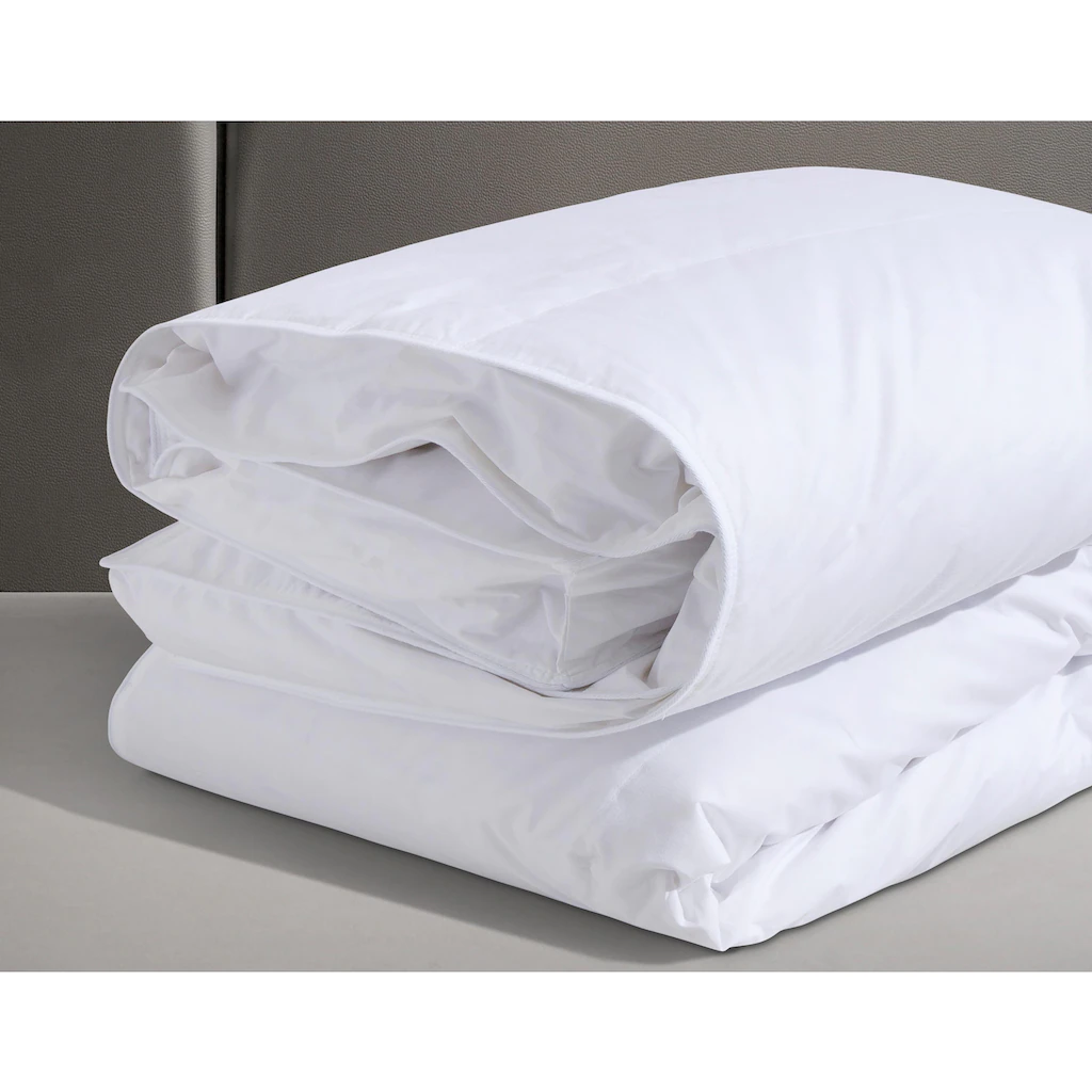 Schlafwelt Daunenbettdecke »Sari«, Warm, Füllung 80% Daunen, 20% Federn, Bezug 100% Baumwolle, (1 St.), Extra Hoher Außensteg Für Viel Volumen – Bild 4