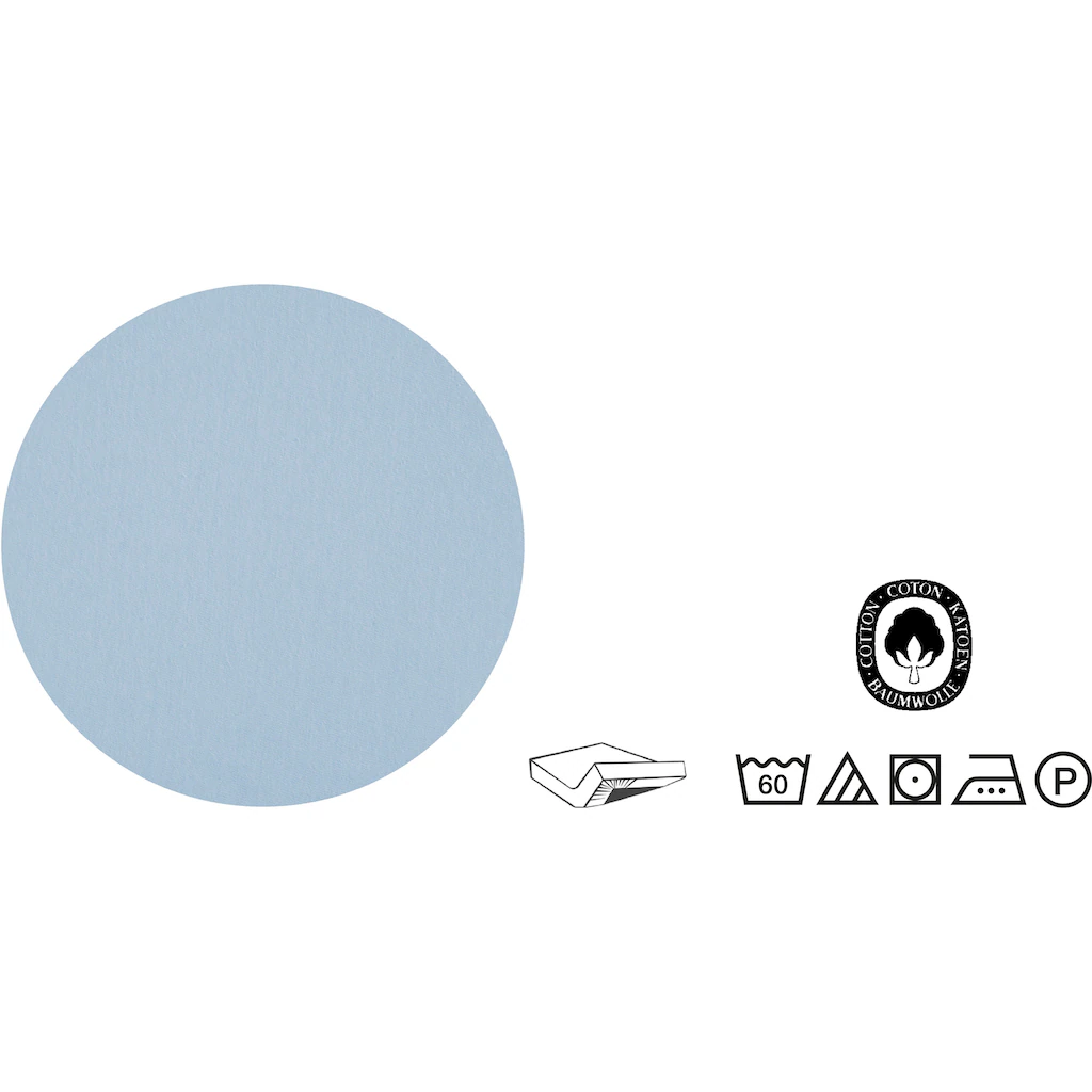 Castell - Markenbettwäsche Castell - Markenbettwäsche Spannbettlaken »Jersey-Kids«, (1 St.), Mit Rundumgummizug – Bild 6