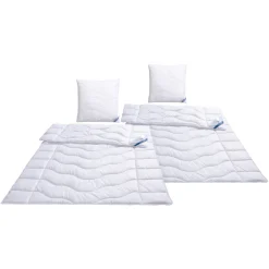 Beco Steppbett + Kopfkissen »Sanalux Protect«, (Spar-Set), Bettdecken-Set Mit Kopfkissen, 135x200 Cm, Für Sommer Oder Winter