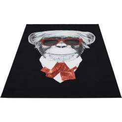 Andiamo Teppich »Karl Der Affe«, Rechteckig, Modernes Design, Bedruckt, Wohnzimmer