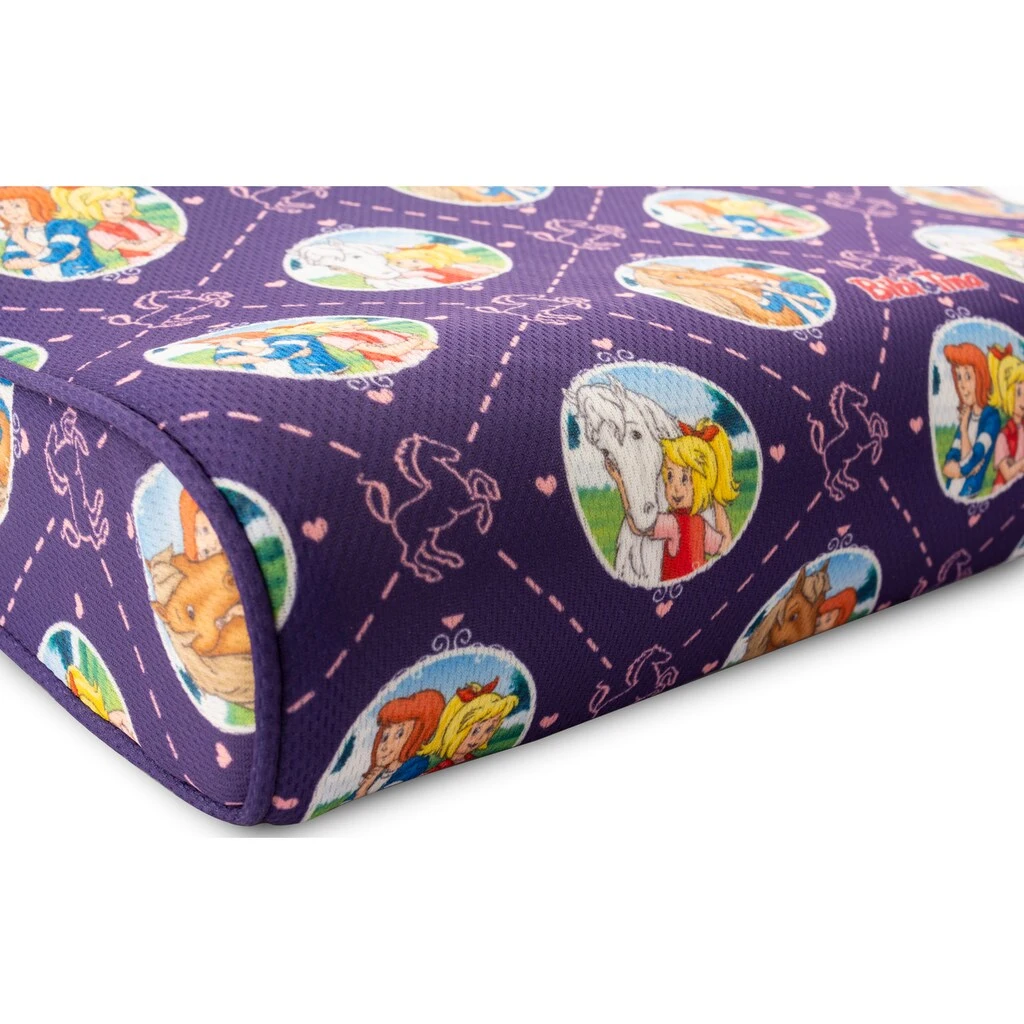 Technaxx Nackenstützkissen »Bibi & Tina«, Füllung: Visco-Schaum, Bezug: Polyester, (1 St.), Optimale Schlafkissen Für Kinder Ab 4 Jahren – Bild 4