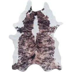 Ayyildiz Teppiche Teppich »ETOSHA 4113«, Rechteckig, Pflegeleicht / Moderner Fell Look