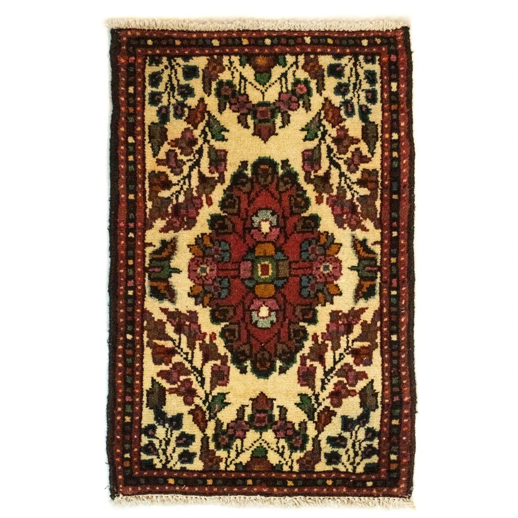 Morgenland Wollteppich »Hamadan Teppich Handgeknüpft Blau«, Rechteckig, Handgeknüpft – Bild 2