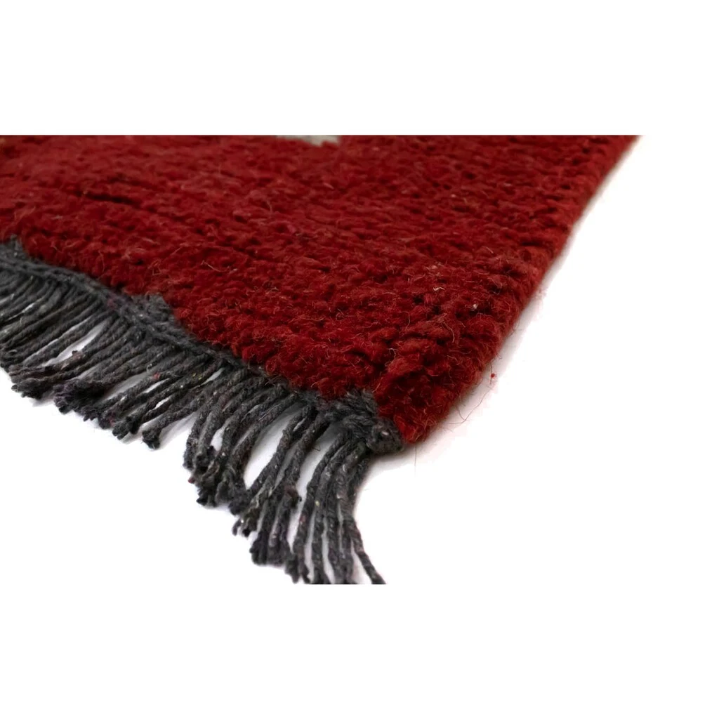 Morgenland Wollteppich »Nepal Teppich Handgeknüpft Grau«, Rechteckig, Handgeknüpft – Bild 4