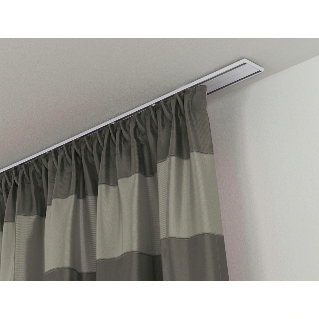 GARDINIA Gardinenstangen-Endstück »Endstück 2-läufig«, (2 St.), Serie Aluminium-Vorhangschiene 2-läufig – Bild 2