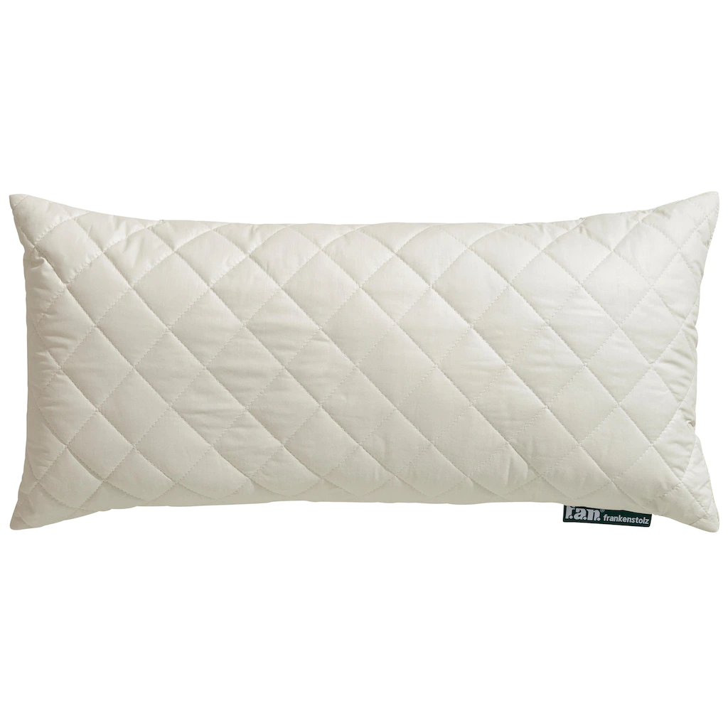 F.a.n. Schlafkomfort Naturfaserkissen »Kamelhaar«, Füllung: 97% Wolle, 3% Sonst. Fasern, Bezug: 100% Baumwolle Versteppt Mit 97% Kamelhaar, 3% Sonst. Fasern, (1 St.), Naturfaserkissen Aus Wolle, Kopfkissen In 40x80 Oder 80x80 Cm