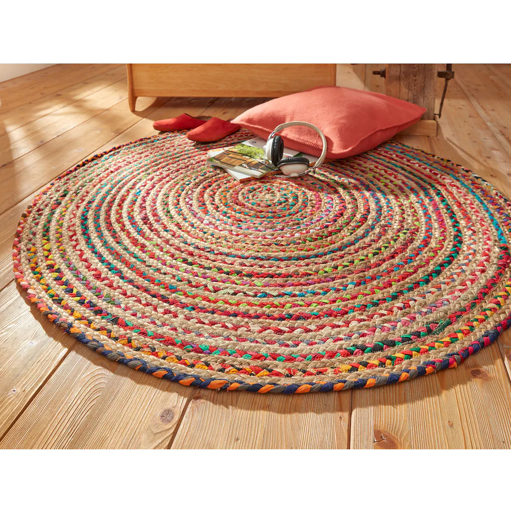 Home Affaire Orientteppich »River«, Rund, Wendeteppich, Teppich Rund, Ideal Im Wohnzimmer & Schlafzimmer – Bild 4