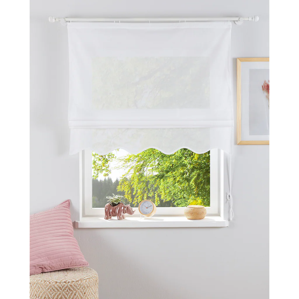 Home Affaire Raffrollo »Florenz«, Mit Klettband