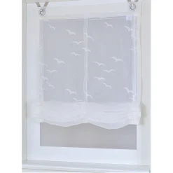 Kutti Raffrollo »Seabird«, Mit Hakenaufhängung, Freihängend, Transparent, Ausbrenner, Motiv, Maritim, Mit Edelstahlhaken