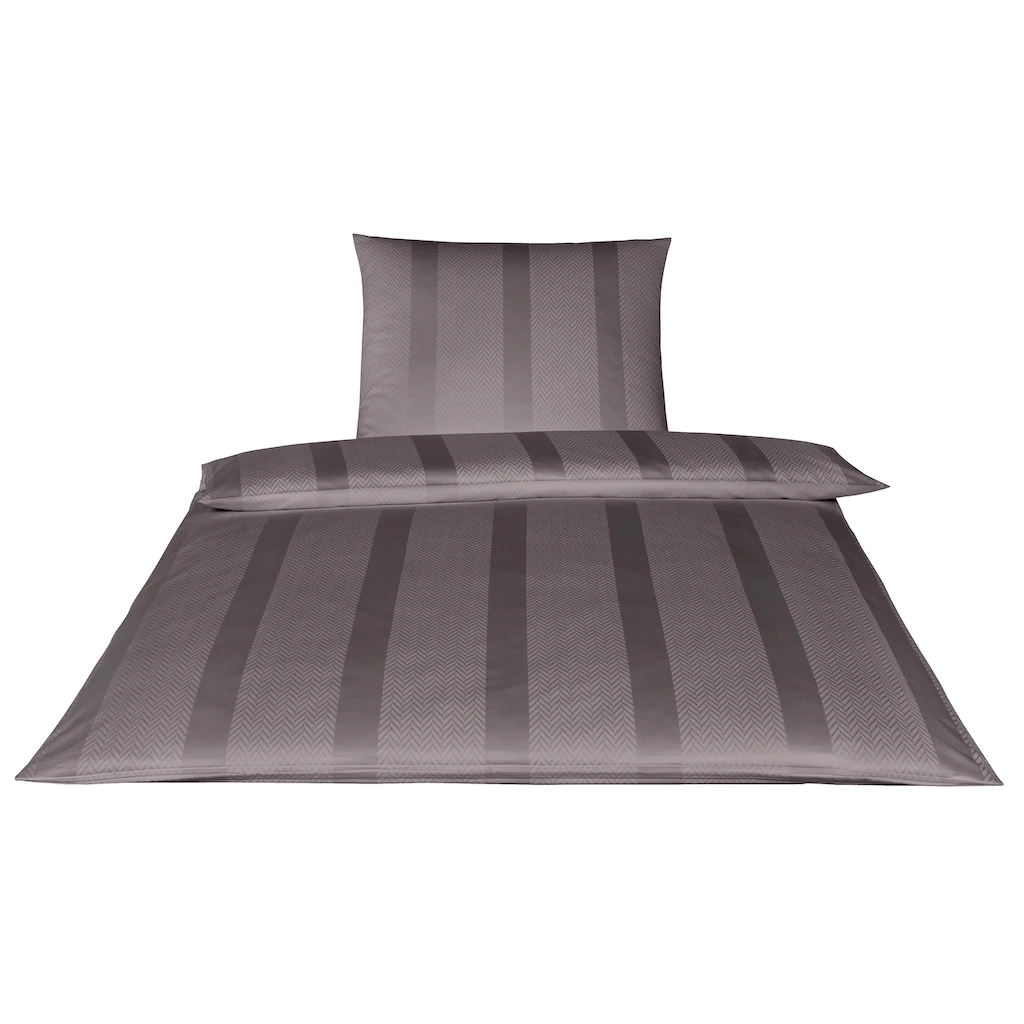 Elegante Bettwäsche »Metropolis«, (2 Tlg.), Mit Streifen – Bild 2