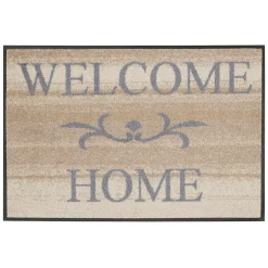 Wash+dry By Kleen-Tex Fußmatte »Welcome Home«, Rechteckig, Schmutzfangmatte, Mit Spruch, In- Und Outdoor Geeignet, Waschbar