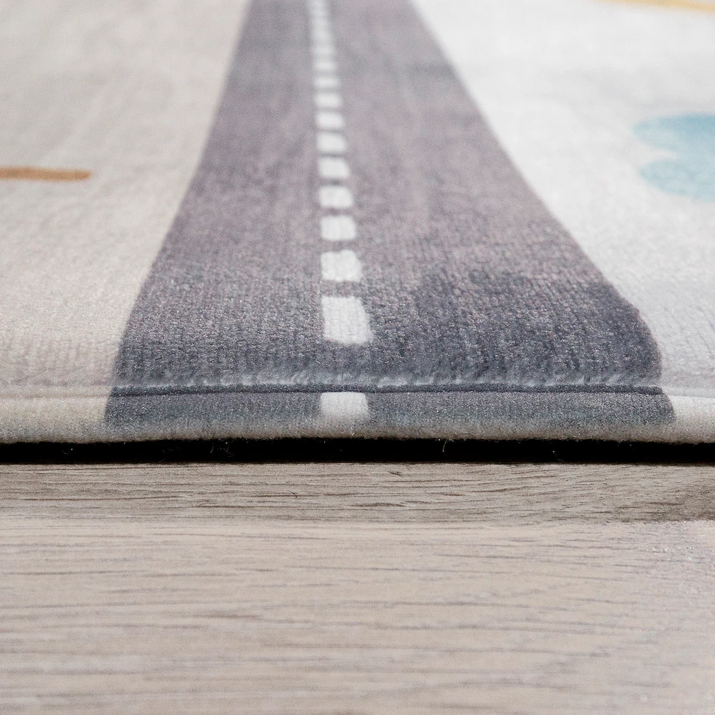 Paco Home Kinderteppich »Chicos 561«, Rechteckig, Flachgewebe, Spielteppich, Motiv Fahrzeuge, Kinderzimmer – Bild 4