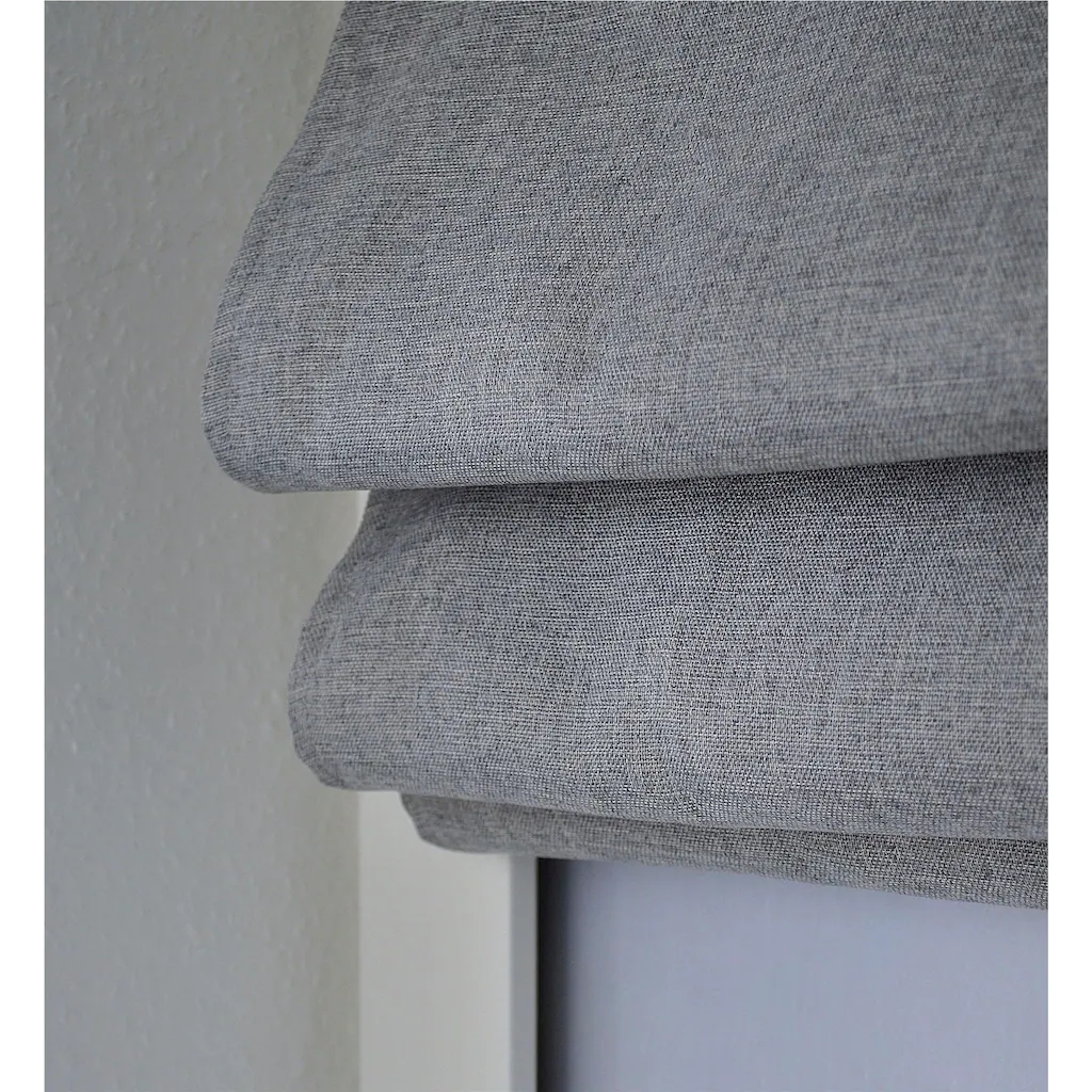 Kutti Raffrollo »Dimout«, Mit Hakenaufhängung, Ohne Bohren, Freihängend, Blickdicht, Polyester, Hakenaufhängung – Bild 3