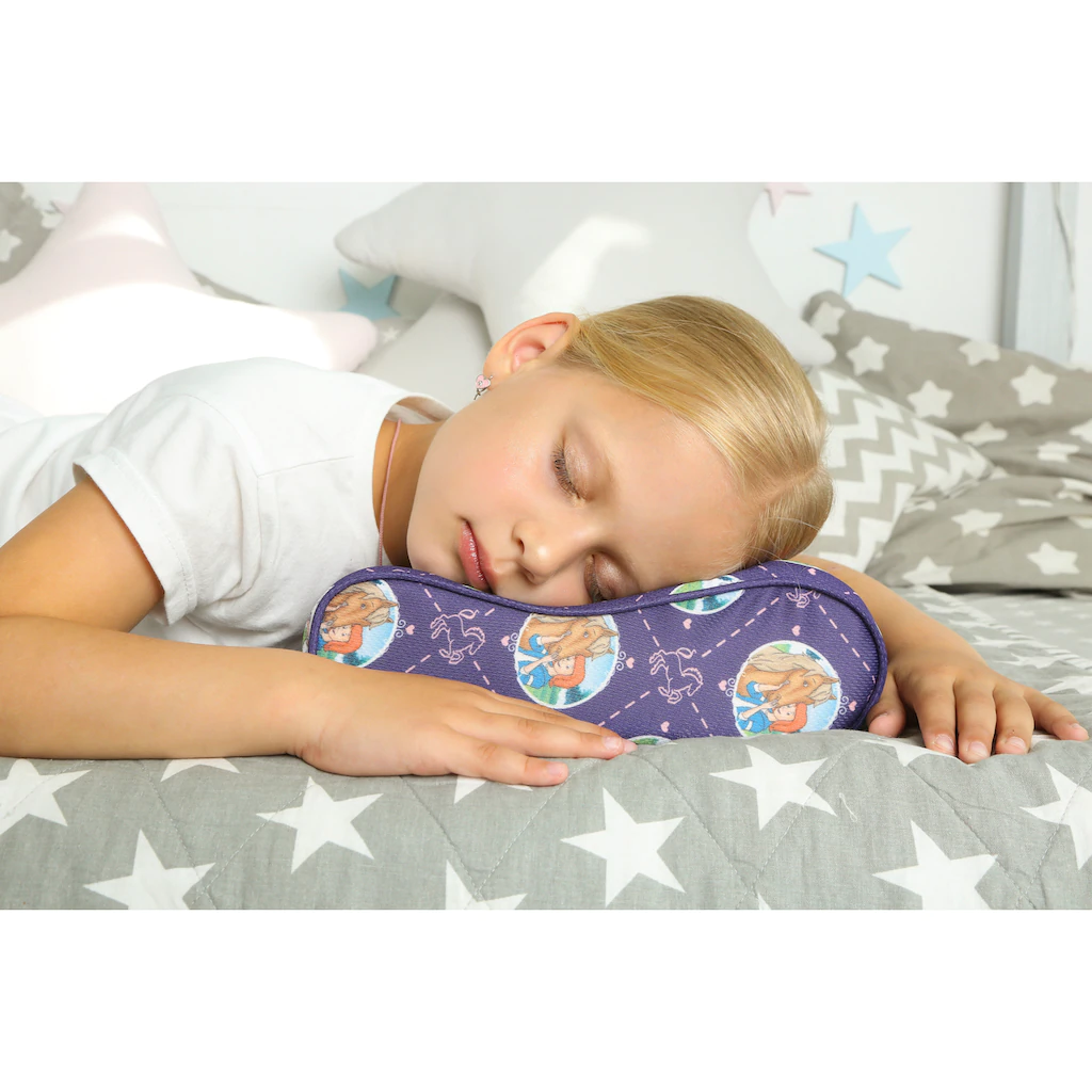 Technaxx Nackenstützkissen »Bibi & Tina«, Füllung: Visco-Schaum, Bezug: Polyester, (1 St.), Optimale Schlafkissen Für Kinder Ab 4 Jahren – Bild 2