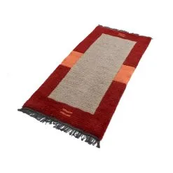 Morgenland Wollteppich »Nepal Teppich Handgeknüpft Grau«, Rechteckig, Handgeknüpft