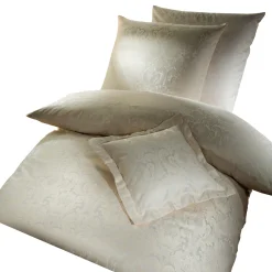 Curt Bauer Bettwäsche »Florenz«, (2 Tlg.), In Mako Brokat Damast Qualität, 100% Baumwolle, Bett- Und Kopfkissenbezug Mit Reißverschluss, Satin Mit Seidigem Glanz, Kühlende Sommerbettwäsche, Ganzjährig Einsetzbar