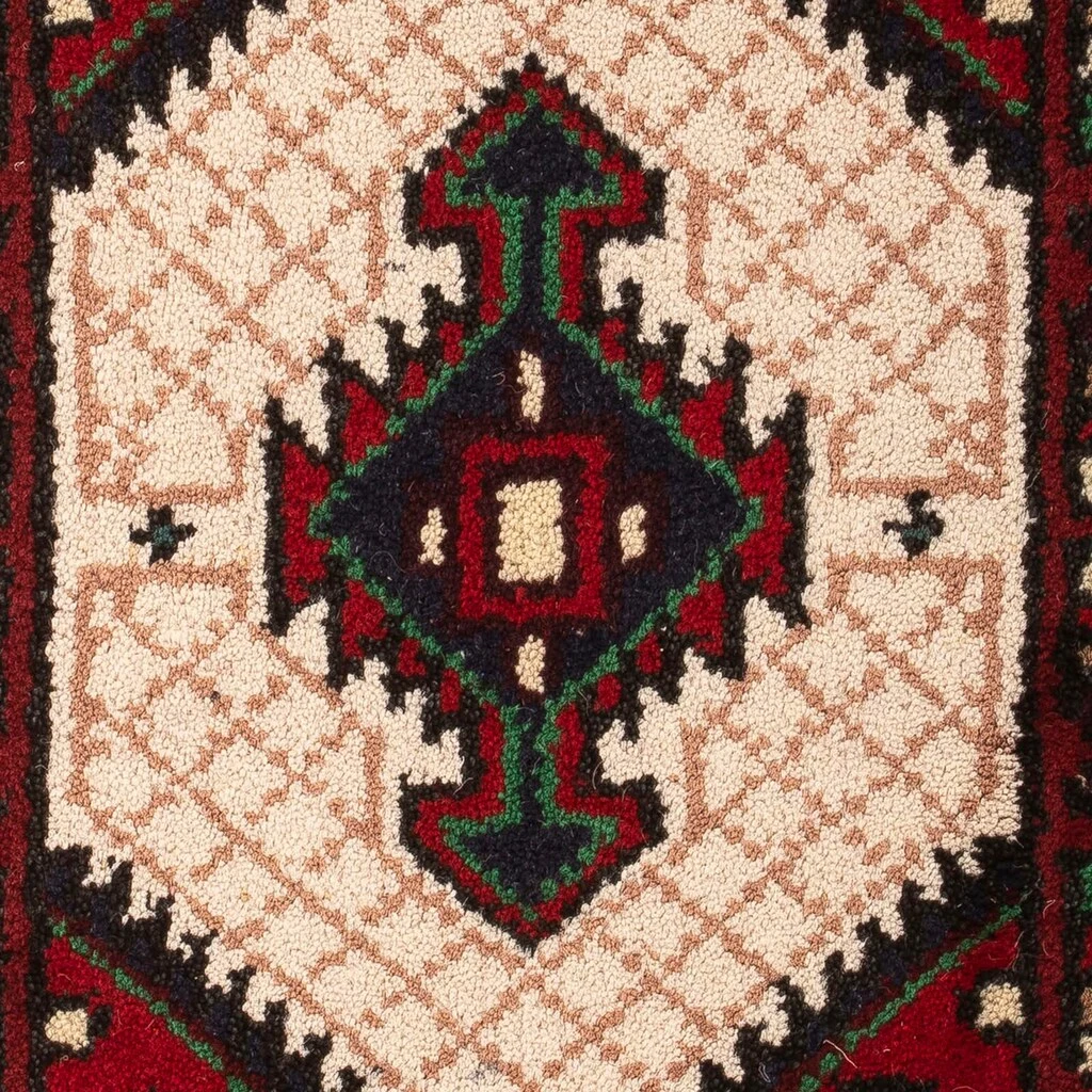 Morgenland Orientteppich »Orient - 60 X 40 Cm - Beige«, Rechteckig, Wohnzimmer, Handgeknüpft, Einzelstück Mit Zertifikat – Bild 4