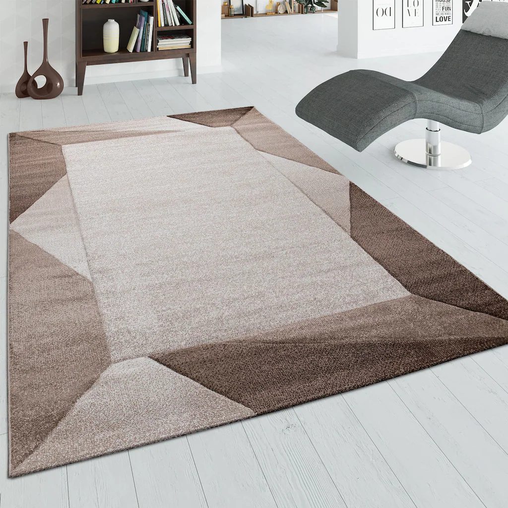 Paco Home Läufer »Diamond 677«, Rechteckig, Teppich-Läufer, Kurzflor, Mit Moderner Bordüre Und 3D-Design – Bild 4