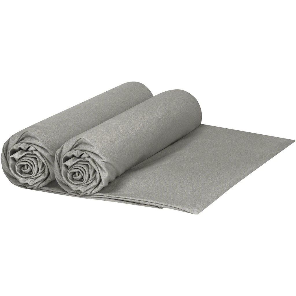 Oh Cosy Spannbettlaken »Oh Cosy Spannbettlaken Alma«, (2 St.), Im Doppelpack Aus Kuschelweichem Baumwoll-Mix, MADE IN GREEN