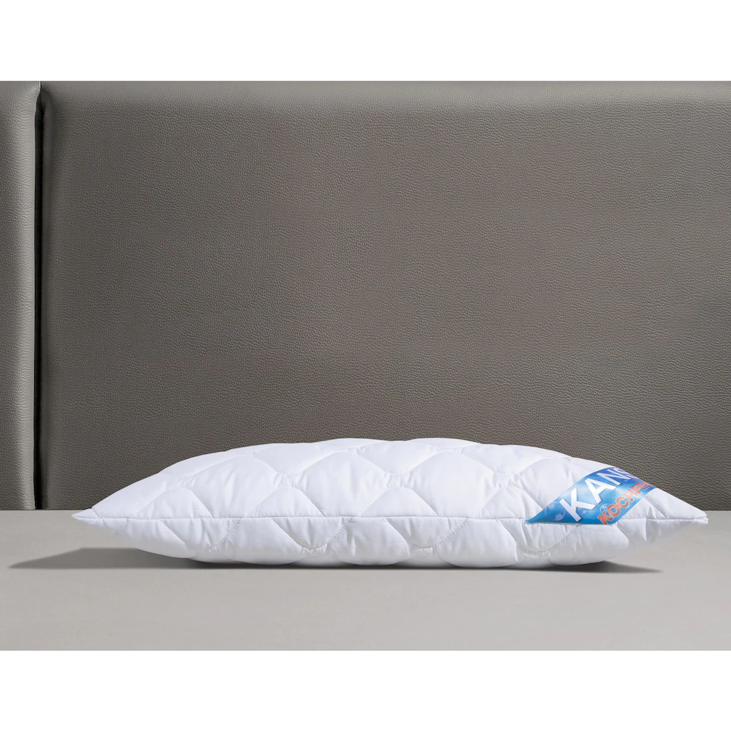 F.a.n. Schlafkomfort Microfaserkissen »Kopfkissen Kansas In 40x80cm Und 80x80cm Erhältlich«, Füllung: 100% Poyester, Bezug: 100% Polyester, (1 St.), F.a.n.-Topseller - Seit Jahren Bestens Bewährt – Bild 2