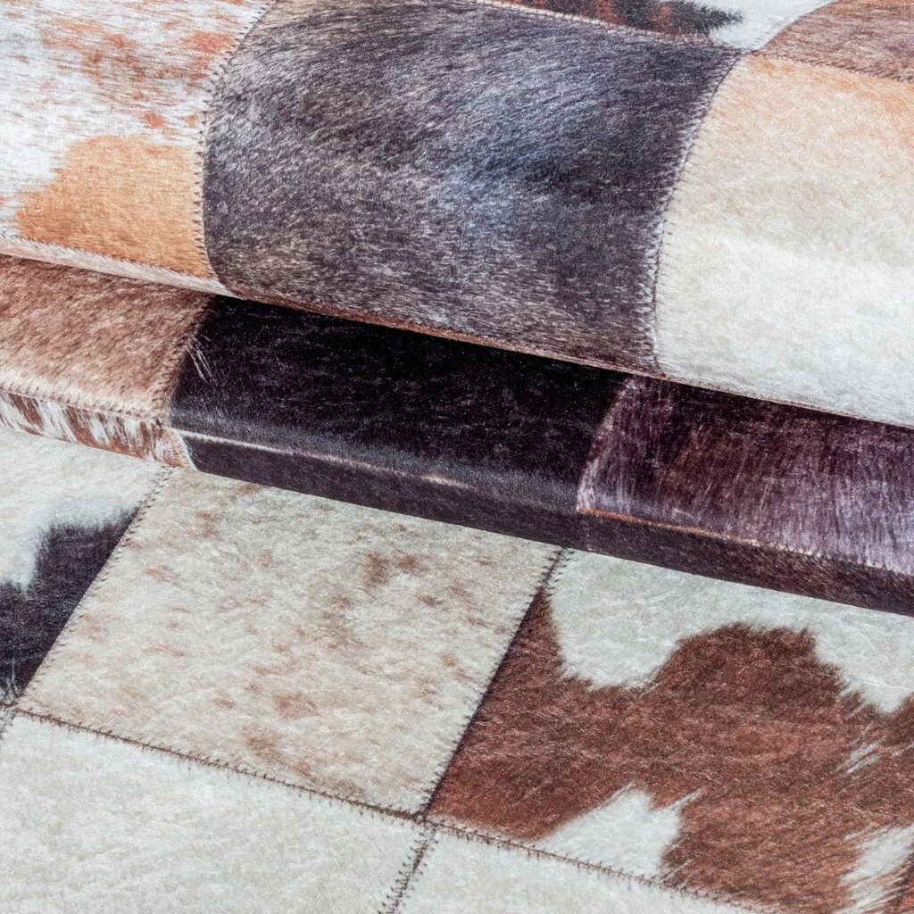 Ayyildiz Teppiche Teppich »FIESTA 4306«, Rechteckig, Pflegeleicht / Moderner Fell Look – Bild 4