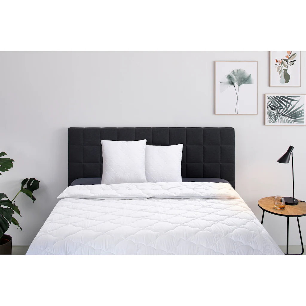 Undefined Traumecht Bettdecke + Kopfkissen »Mondschein«, (Spar-Set), Bettdecken-Set Mit Kopfkissen, Bettdecke (warm) Mit Microfaserbezug Wurde Von Hohenstein Mit Klimakomfort "sehr Gut" Getestet* – Bild 2