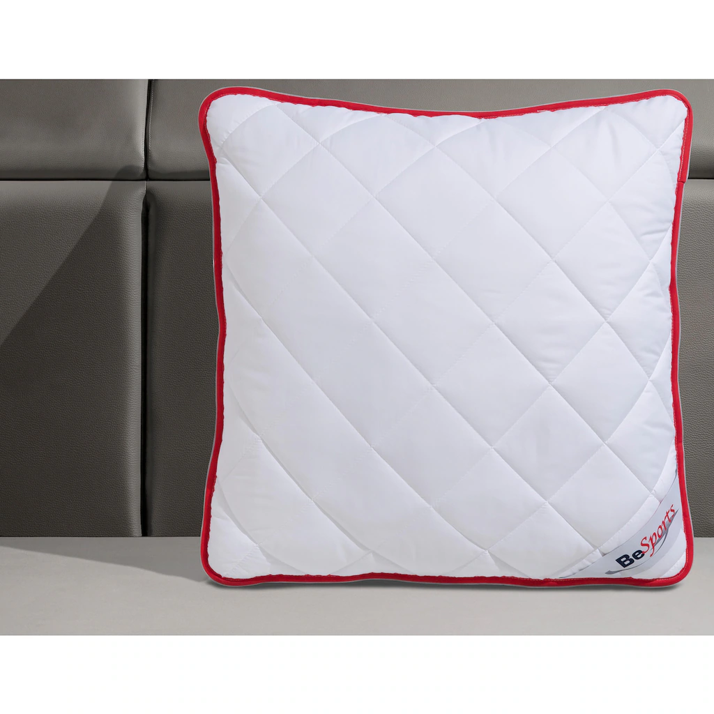 BeSports Microfaserkissen »BeSports Premium«, (1 St.), Wendekissen Mit Sommer- Und Winterseite – Bild 3