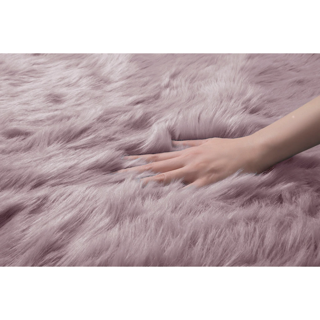 Guido Maria Kretschmer Home&Living Fellteppich »Triana«, Rechteckig, 60 Mm Höhe, Kunstfell, Fußbodenheizungsgeeignet, Pflegeleicht, Ideale Teppiche Für Wohnzimmer, Schlafzimmer Und Esszimmer – Bild 6