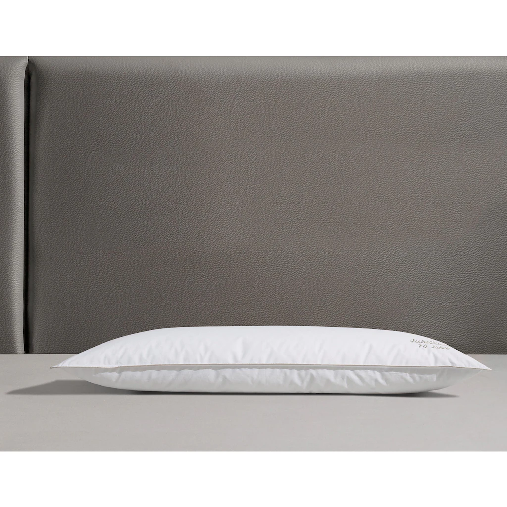 QUEENS TEXTILES Gänsefederkopfkissen »Jubiläum«, (1 St.) – Bild 2