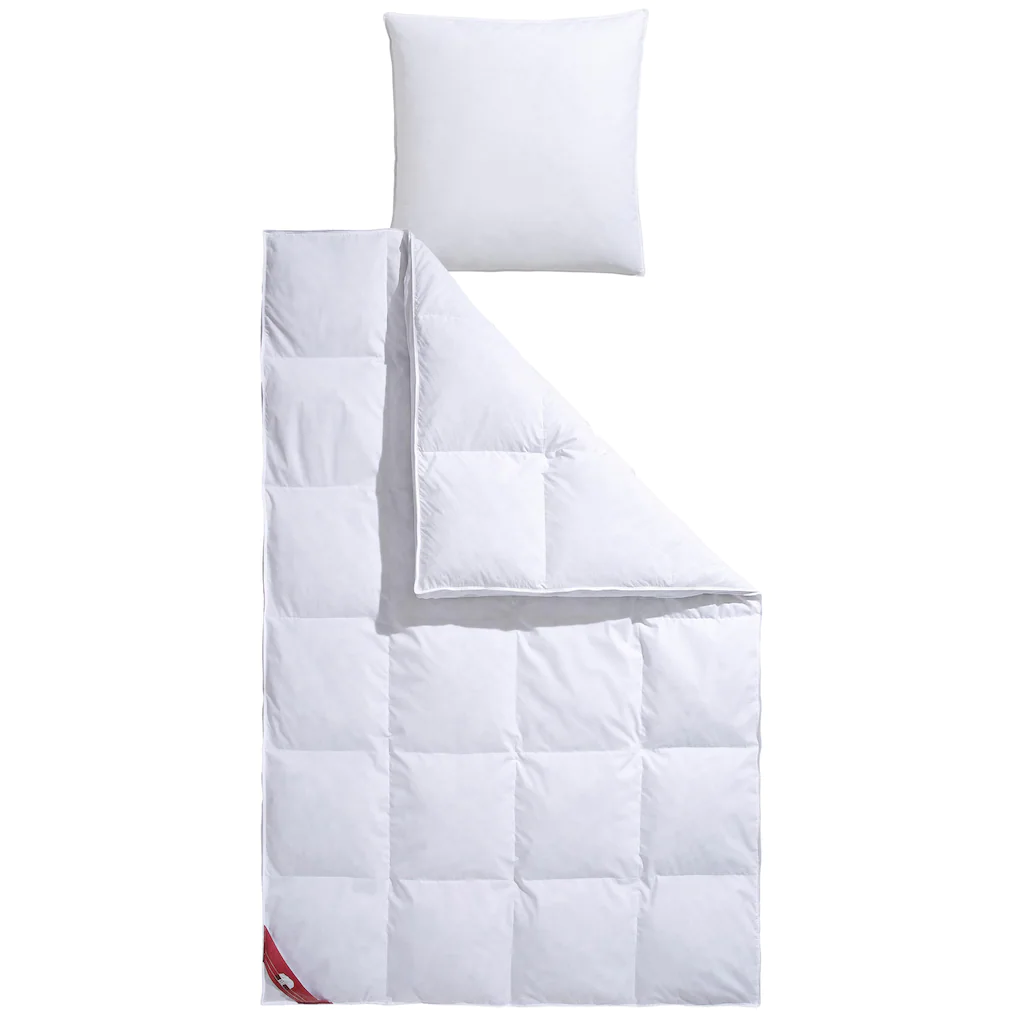 RIBECO Federbettdecke »extra Prall«, Extrawarm, Füllung 90% Federn Und 10% Daunen, Bezug 100% Baumwolle, (1 St.), Federbeettdecke In 135x200 Und 155x220 Topseller
