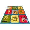 HANSE Home Teppich »Zoo Buddies«, Rechteckig, Farbenfrohes Design, Spielunterlage, Tiere
