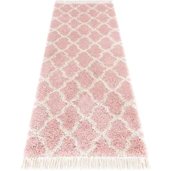 HANSE Home Hochflor-Läufer »Pearl«, Rechteckig, Pastellfarben Mit Fransen, Grafisches Design, Robust, Pflegeleicht