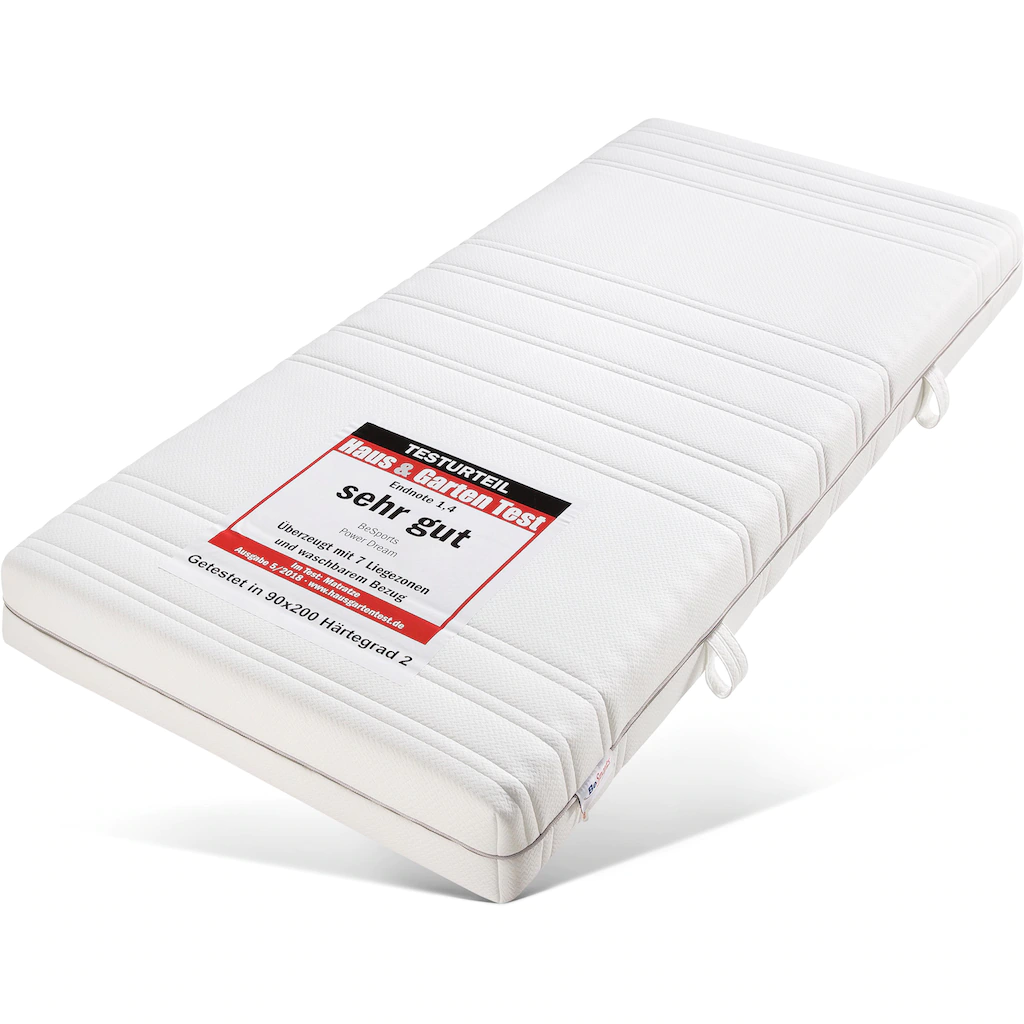 Beco Komfortschaummatratze »Power Dream«, 21 Cm Cm Hoch, (1 St.), Matratze In 90x200, 140x200 Cm Und Weiteren Größen Erhältlich – Bild 6